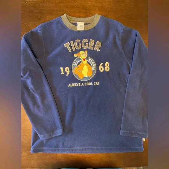 Disney Tops - Disney Tigger fleece sweatshirt. Women’s size small. Disney store exclusive.